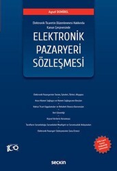 Elektronik Pazaryeri Sözleşmesi - Seçkin Yayıncılık