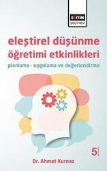 Eleştirel Düşünme Öğretimi Etkinlikleri - Eğitim Yayınevi - Ders Kitapları
