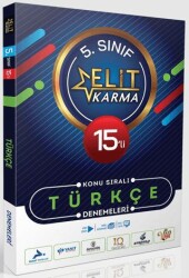 Elit Karma 5. Sınıf 15`li Konu Sıralı Türkçe Denemeleri - Paraf Yayınları