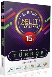 Elit Karma 6. Sınıf 15`li Konu Sıralı Türkçe Denemeleri - Paraf Yayınları