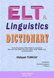ELT - Linguistics Dictionary - Yalın Yayıncılık - Hidayet Tuncay