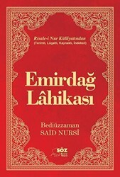 Emirdağ Lahikası Büyük Boy - Söz Basım Yayın