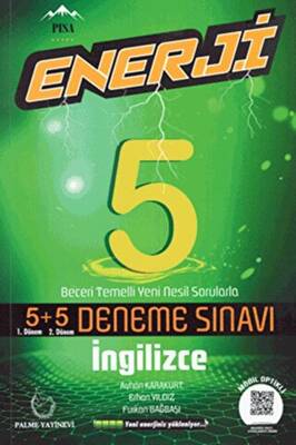 Palme Yayıncılık Enerji 5. Sınıf İngilizce 5+5 Deneme Sınavı - 1