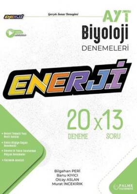 Enerji AYT Biyoloji 20 Deneme Sınavı - 1