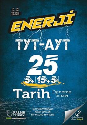 Palme Yayıncılık Enerji TYT-AYT Tarih 25 Deneme Sınavı - 1