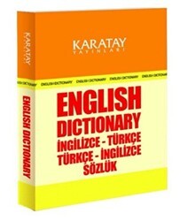 English Dictionary İngilizce-Türkçe - Türkçe-İngilizce Sözlük - Karatay Yayınları