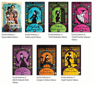 Enola Holmes Seti 7 Kitap - 1