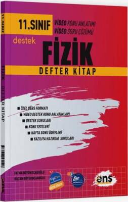 ENS Yayınları 11. Sınıf Fizik Defter Kitap - 1