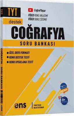 ENS Yayınları TYT Coğrafya Destek Soru Bankası - 1
