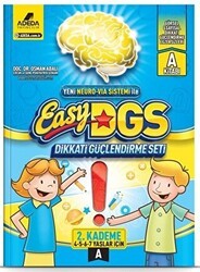 Easy DGS Dikkati Güçlendirme Seti 2. Kademe 4 - 7 Yaş A - Adeda Yayınları