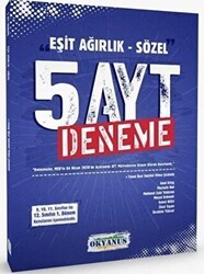 Okyanus Yayınları Eşit Ağırlık - Sözel 5 AYT Deneme - 1