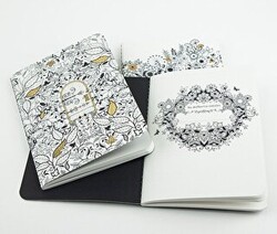 Esrarengiz Bahçe Üçlü Mini Defter - EDAM