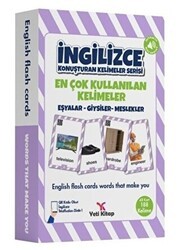 Eşyalar-Giysiler-Meslekler - En Çok Kullanılan Kelimeler İngilizce Konuşturan Kelimeler Serisi - Yeti Kitap