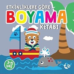 Etkinliklere Göre Boyama Kitabı - Gri - Çikolata Yayınevi