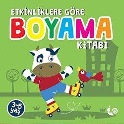 Etkinliklere Göre Boyama Kitabı - Yeşil - Çikolata Yayınevi