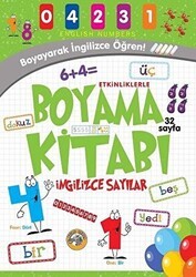 Etkinliklerle Boyama Kitabı İngilizce Sayılar - Akıllı Zebra