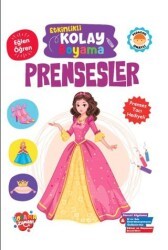 Etkinlikli Kolay Boyama - Prensesler - Boyama Zamanı