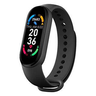 Everest EVER FIT W22 Android-IOS Smart Watch 110mAh Kalp Atışı Sensörlü Siyah Akıllı Bileklik & Saat - 1