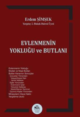 Evlenmenin Yokluğu ve Butlanı - 1
