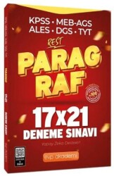 EVP Akademi KPSS MEB-AGS ALES DGS TYT Paragraf REST 17x21 Deneme Çözümlü - 1