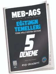 EVP Akademi MEB-AGS Eğitimin Temelleri 5 Deneme Çözümlü - 1