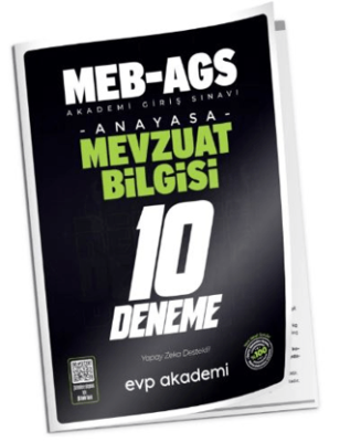 EVP Akademi MEB-AGS Mevzuat Bilgisi 10 Deneme Çözümlü - 1