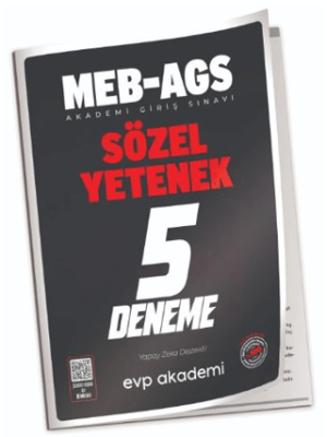 EVP Akademi MEB-AGS Sözel Yetenek 5 Deneme Çözümlü - 1