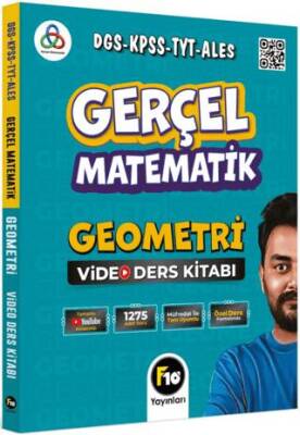 F10 Yayınları Gerçel Matematik DGS KPSS TYT ALES Geometri Video Ders Kitabı - 1