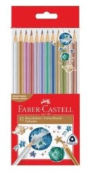Faber Boya Kalemi Üçgen Metalik 12li - Faber-Castell