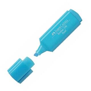Faber-Castell 1546 Pastel Fosforlu Kalem Soluk Mavi - 1