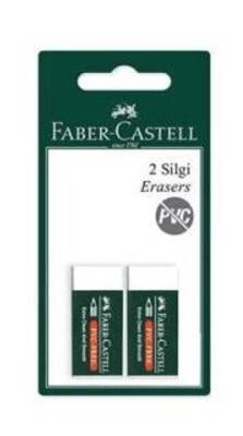 Faber Castell 188524 Beyaz Silgi 2Li Blister - 1