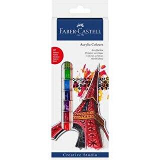 Faber-Castell Akrilik Boya 12 Renk Tüp - 1