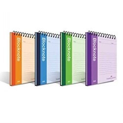 Faber-Castell Bloknot Canlı Renk A4 80 Yaprak Çizgili Asorti - Faber-Castell