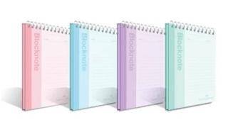 Faber-Castell Bloknot Pastel Renk A4 80 Yaprak Çizgili Asorti - 1