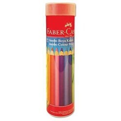 Faber-Castell Boya K. 12 R. Jumbo T.B. Tüp Üçgen - Faber-Castell