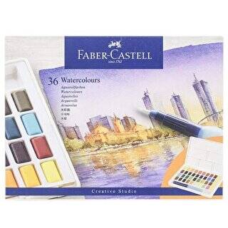 Faber-Castell Creative Studio Tablet Sulu Boya 36 Renk - 1