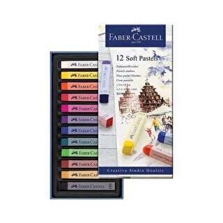 Faber-Castell Creative Studio Toz Pastel Boya Soft 12 Renk Tam Boy - 1