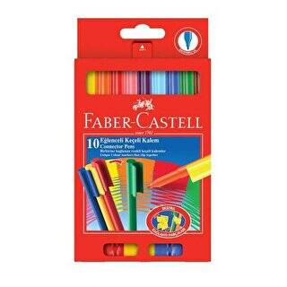 Faber-Castell Eğlenceli Keçeli Kalem 10Lu Poşet - 1