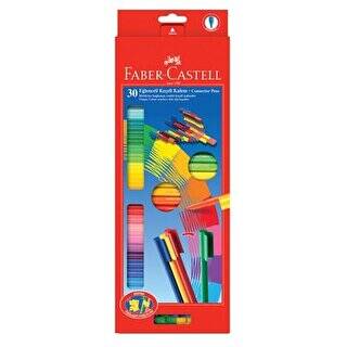 Faber-Castell Eğlenceli Keçeli Kalem 30 Renk - 1