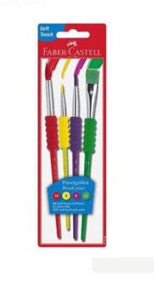 Faber-Castell Fırça Seti Soft Touch 4Lü - 1