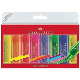 Faber-Castell Fosforlu Kalem 1546 8 Renk - 1