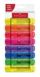 Faber-Castell Fosforlu Kalem 46 Şeffaf 8Li - Faber-Castell