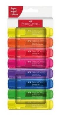 Faber-Castell Fosforlu Kalem 46 Şeffaf 8Li - 1