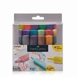 Faber-Castell Fosforlu Kalem Özel Set 18Li - Faber-Castell