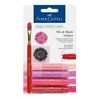 Faber-Castell Gelato Mum Boya Kırmızı Tonları 4 Renk - 1