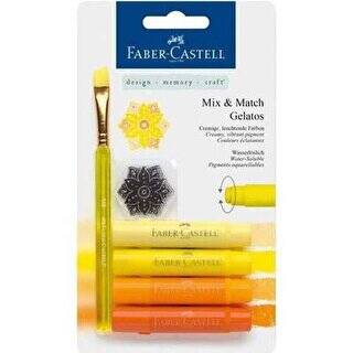 Faber-Castell Gelato Mum Boya Sarı Tonları 4 Renk - 1