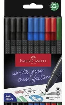 Faber-Castell Grip Finepen Office Box 10Lu - 1