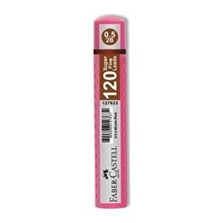 Faber-Castell Grip Min Kalem Ucu 0.5 2B 60Mm 120Li Pembe - Faber-Castell