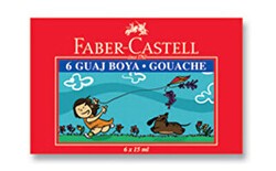 Faber-Castell Guaj Boya 6 Renk - Faber-Castell