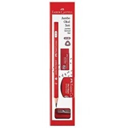 Faber-Castell Jumbo Okul Kalemi Seti - Faber-Castell